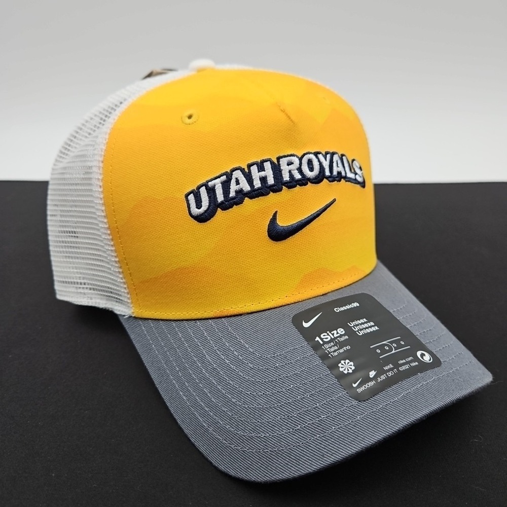 Nike Classic99 Utah Royals Sublimation Print Trucker‎ Hat Snapback Cap NWSL New